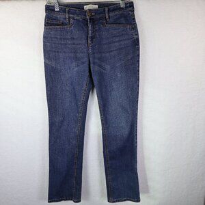 J Jill Denim Smooth Fit Straight Leg Jeans Size 4 Petite